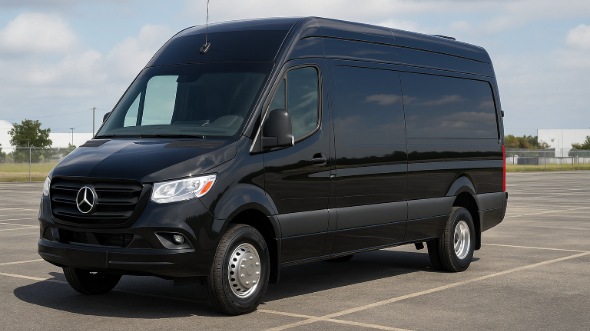 Exterior of Kansas Party Bus Company's 18 Passenger Minibus in Kansas