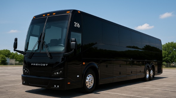 Exterior of Shawnee Party Bus Company's 40 Passenger Party Bus in Shawnee