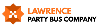 lawrence party bus company logo
